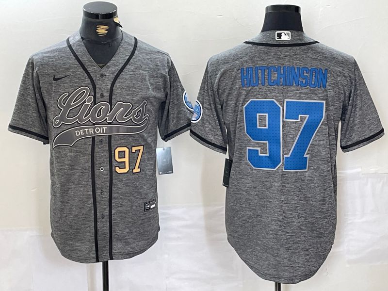 Men Detroit Lions #97 Hutchinson Camo Joint Name 2024 Nike Limited NFL Jersey style 2->detroit lions->NFL Jersey